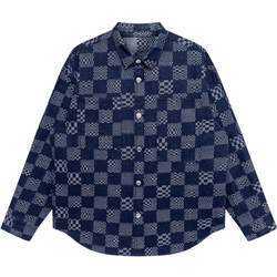 GXG ຜູ້ຊາຍ checkerboard jacquard ຄົນອັບເດດ: ແຂນຍາວ jacket ເສື້ອນອກຜູ້ຊາຍ 24 ພາກຮຽນ spring ຮ້ອນຂາຍ