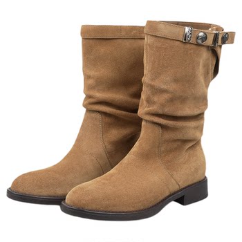 Women's thick-soled high-high boots british style fashionable boots