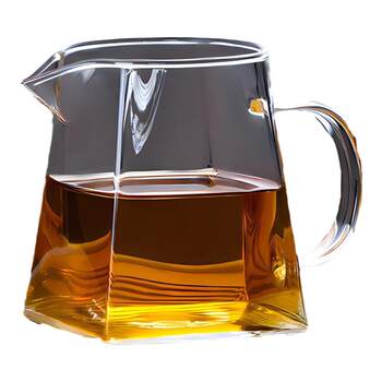 Tea set fair cup glass size thickened male cup heat-resistant high borosilicate glass tea set tea sea tea water tea set