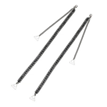 Suspender tube ເທິງ dress ສາຍບ່າທີ່ບໍ່ແມ່ນ slip ສາມາດ exposed one-line collar shoulder chain bra strap party dresses dresses ຕອນແລງ