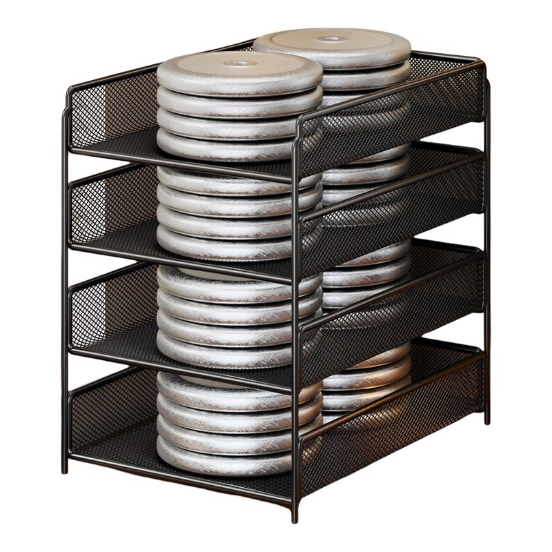 Metal A4 large capacity multi-layer bookshelf