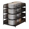 Metal A4 large capacity multi-layer bookshelf