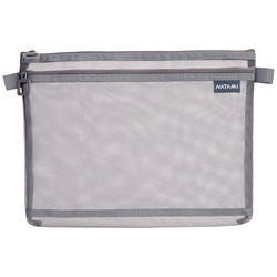 Japan Natami Naido Semi -Transparent Net Schedule File Bag Large Capacity A4/B5 Student Office is portable