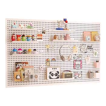 Desk metal hole board magnetic wall storage rack custom punch-free entrance entrance shielding storage display rack