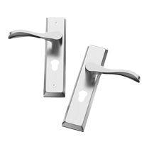 Bedroom door lock indoor household universal door wooden door lock without modification hole adjustable door handle handle 824