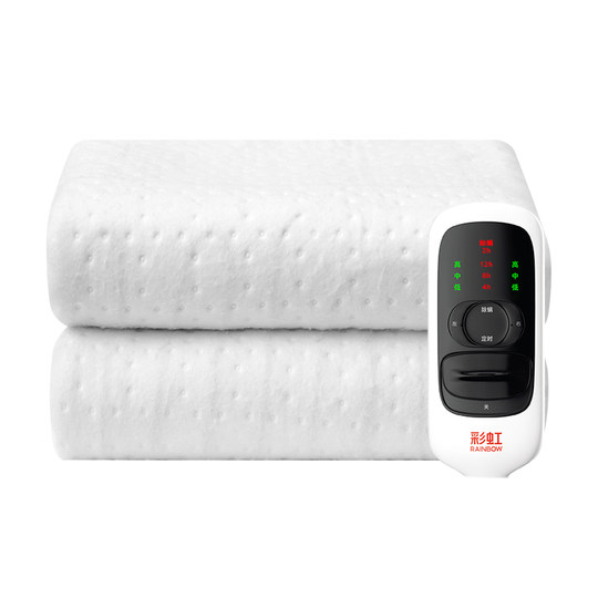 彩虹电热毯双人双控单人学生宿舍安全电褥子可水洗官方旗舰店正品