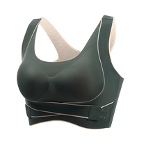 Palando Sports Bra Womens Shockproof Anti-Sagging Bra High-Intensity Running Yoga Sports Seamless Beautiful Back Bra