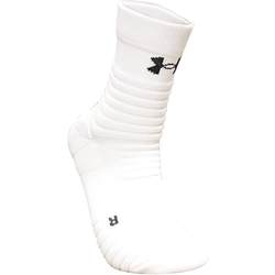 Under Armor professional basketball socks for men, mid-calf thickened towel-soled sports socks for women, long-calf training actual elite socks