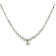 Super elegant gray broken silver pearl necklace~