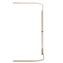 Magnetic folding shower curtain set without punching bathroom waterproof cloth partition curtain bathroom hanging curtain curved dry and wet separation