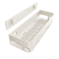 Bathroom Storage Rack, Toilet Washbasin Wall-Mounted Storage Box, No-Drill Shower Room Storage Shelf