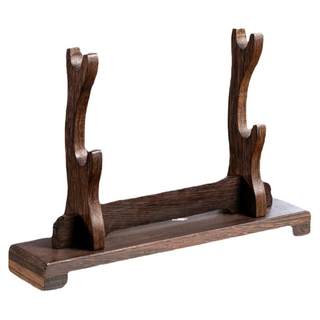 立式大号镇宅鸡翅木宝剑架实木刀架客厅摆件剑托多层木质展览架