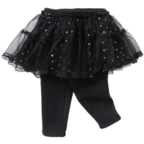 Balabala girls pants baby leggings spring clothes stylish baby pants culottes velvet fashionable and exquisite