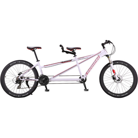 Disc brake 26-inch tandem variable speed sightseeing bicycle