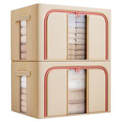Jia Bangshou Large-Capacity Clothing Storage Box for Home Use, Suitable for Clothes, Quilts, down Jackets, Fabric Storage Boxes, Wardrobe Organizer Boxes
