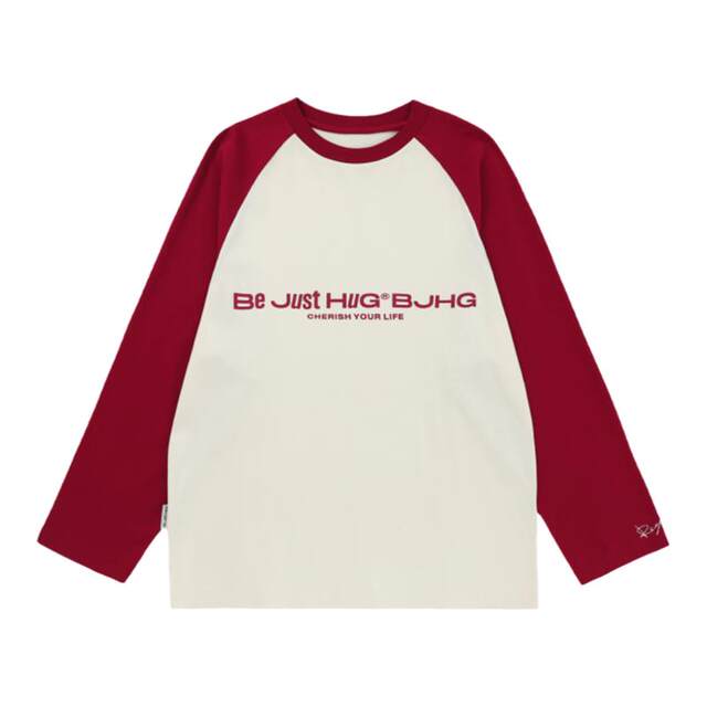 BJHG American men and women pure cotton long sleeves