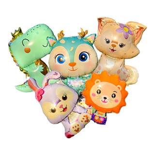 Floating aluminum film balloon filled with helium flying children's toy