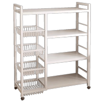 Kitchen vegetable basket storage rack household floor-standing multi-layer multi-functional fruit and vegetable storage rack wall-mounted snack storage rack