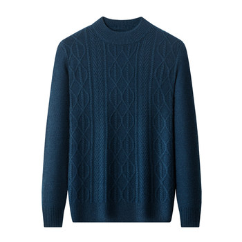 Shanghai chunzhu cashmere sweater men's half turtleneck sweater Shanghai chunzhu cashmere sweater men's half turtleneck sweater