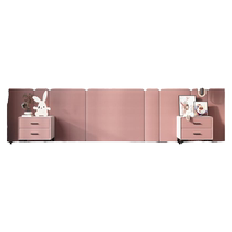 Headboard technology cloth backrest soft bag anti-collision self-adhesive wall surround custom minimalist bedroom hotel no bedside backrest