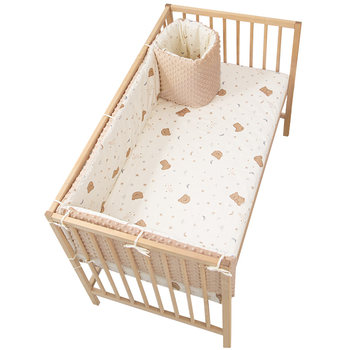 crib bed fence one-piece soft-packed anti-collision strip children's spliced ​​​​ bed fence cloth baby crib guardrail edge protection