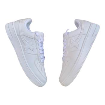 Xtep classic all-match white shoes Air Force One ຂອງຄູ່ນ່ຶ trend fashion fashion casual low-top sports shoes white shoes