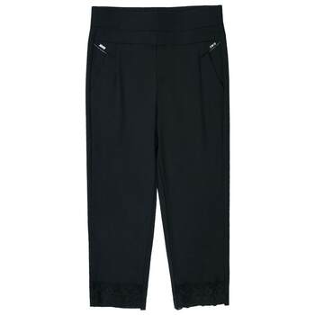 High-waisted versatile fashionable ice silk cropped pants medium pants High-waisted versatile fashionable ice silk cropped pants medium pants