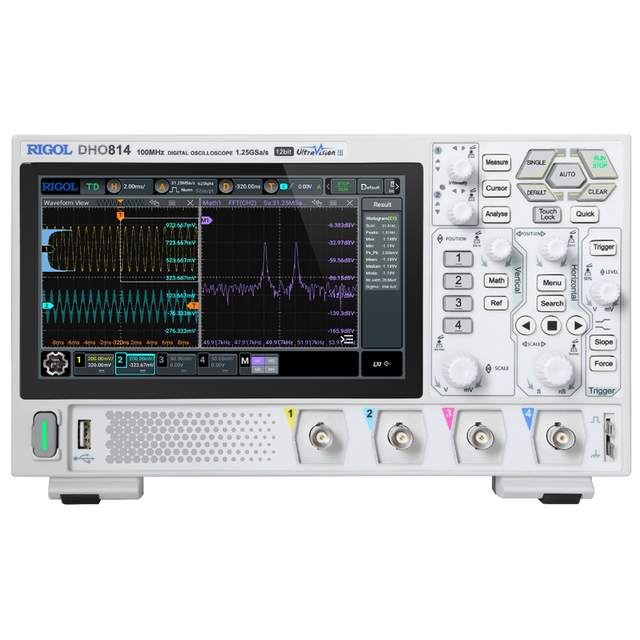 Puyuan digital oscilloscope with low noise floor can be upgraded