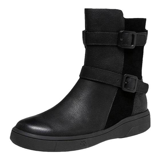 Winter Winter New Vintage Western Western Boots Female Blocks Warm Fashion Short Boot D3E03DZ2