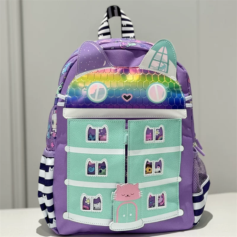 Рюкзак, универсальный синий домик кукольный для учащихся, 1-6 лет