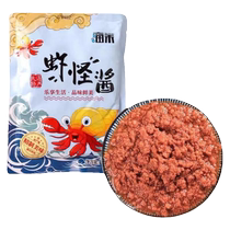 Spécialité de Dalian Sauce étrange aux crevettes Runhe Sac de 240 g Sauce prête à manger Pâte de crevettes Nouilles Sauce aux fruits de mer Pâte de crevettes cuite