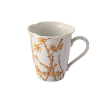 (Self-operated) Japanese imported Kutani-yaki flower mug Japanese-style retro hand-painted ceramic tea cup coffee cup