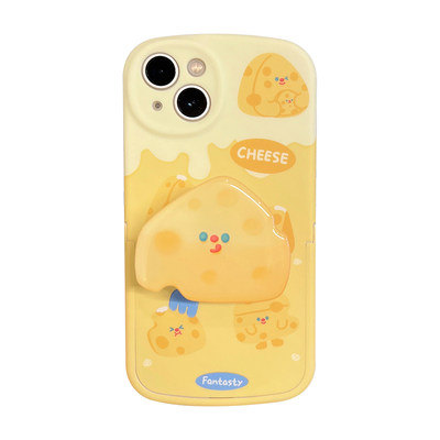 Cream cheese bracket for iphone13pro max apple 12 mobile phone shell 11 cute x cartoon xr female xs