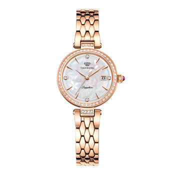 King of small petals official authentic mother-of-pearl disc women's watch
