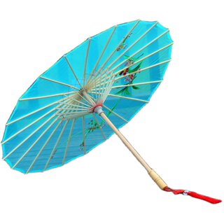 Performance transparent silk yarn Jiangnan Square craft oil paper umbrella