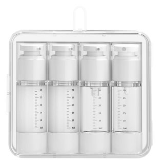 真空分装瓶旅行用便携套装化妆品乳液水乳按压瓶子带刻度可上飞机