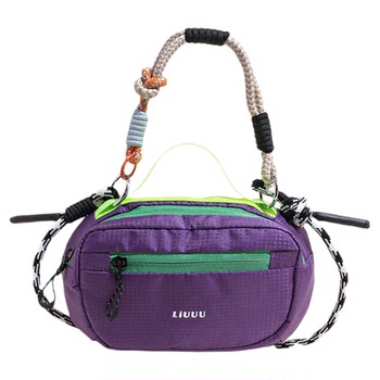 Outdoor leisure handbag, multifunctional large-capacity mobile phone power bank storage bag, sports lightweight crossbody shoulder bag