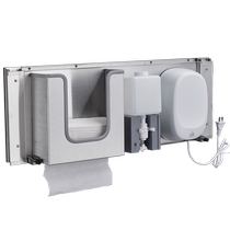 Automatic induction soap dispenser behind the mirror paper box shopping mall bathroom mirror cabinet hidden hand towel box foam mobile phone washing machine