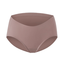(New Product) Manxi Original Nude Muscle Maternity Panties Low Waist Seamless Pregnancy Large Size Summer for Early Middle and Late Pregnancy
