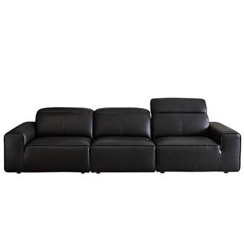 Quanyou home italian minimalist leather sofa