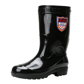 Safety rain boots strongman anti-slip wear-resistant sleeve