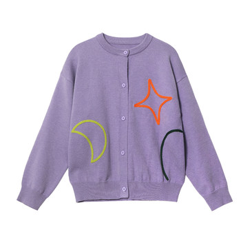 Gulu diary children's autumn and winter warm sweater cardigan Gulu diary children's autumn and winter warm sweater cardigan