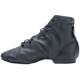 Sansha jazz dance shoes French practice all black leather