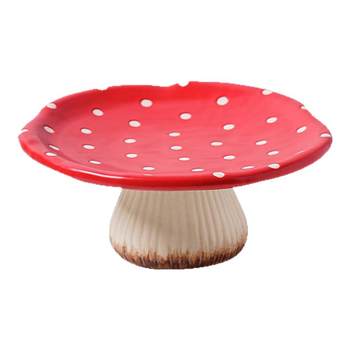 High-value red mushroom high-temperature resistant ceramic tableware
