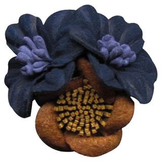 Персонализированная винтажная брошь-корсаж для пальто с цветами