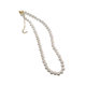 Women's high-gloss pearl necklace clavicle chain has simple temperament