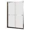 Customized one-line simple stainless steel partition sliding door