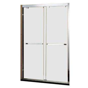 Customized one-line simple stainless steel partition sliding door