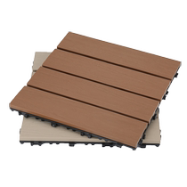 Indigo Rabbit Plastic Wood Flooring Balcony Outdoor Terrace Courtyard Outdoor Ground Splicing Laying Co-extruded Anti-corrosion Solid Wood Flooring