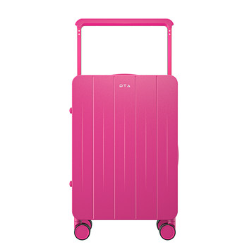 DTA suitcase ແມ່ຍິງ 20 ນິ້ວ trolley boarding case ຂະຫນາດນ້ອຍ 2024 ການເດີນທາງທີ່ເບິ່ງສູງໃຫມ່ 26 suitcase ຫນັງສີບົວ
